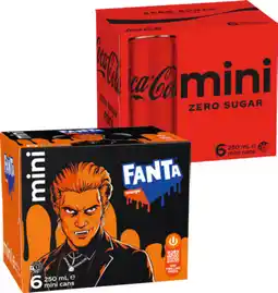 IGA Coca‑Cola, Fanta or Sprite Mini 6x250mL Selected Varieties offer