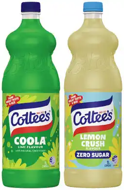 IGA Cottee’s Cordial Selected Varieties offer