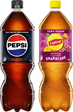 IGA Pepsi or Lipton Sparkling Ice Tea 1.25 Litre Selected Varieties offer