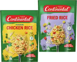 IGA Continental Flavoured Rice 115‑125g Selected Varieties offer