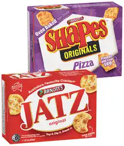 IGA Arnott’s Shapes 130‑190g or Jatz 225g Selected Varieties offer