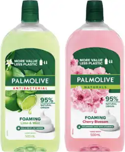 IGA Palmolive Foaming Hand Wash Refill or Shower Gel 500mL Selected Varieties offer