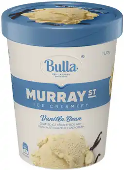 IGA Bulla Murray St Ice Creamery Vanilla Bean offer