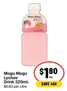 Ritchies Mogu Mogu Lychee Drink offer