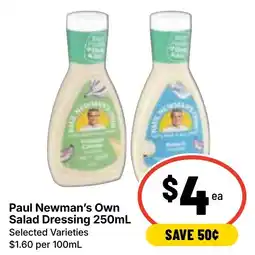 Ritchies Paul Newman's Own Salad Dressing offer