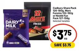 Ritchies Cadbury Share Pack offer