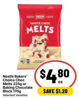 Ritchies Nestlé Bakers' Choice Choc Melts offer