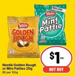 Ritchies Nestlé Golden Rough or Mini Patties offer