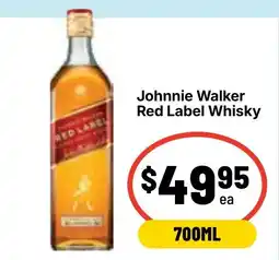 Ritchies Johnnie Walker Red Label Whisky offer