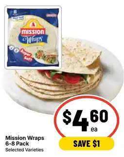 Ritchies Mission Wraps offer