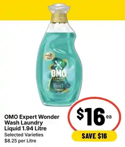 Ritchies OMO Expert Wonder Wash Laundry Liquid offer