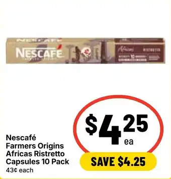 Nescafé Farmers Origins Africas Ristretto Capsules