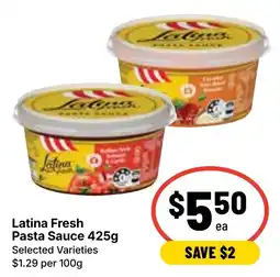 Ritchies Latina Fresh Pasta Sauce offer