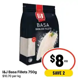 Ritchies I&J Basa Fillets offer