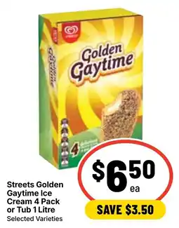 Ritchies Streets Golden Gaytime Ice Cream offer