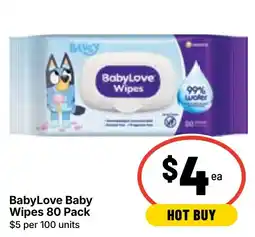 Ritchies BabyLove Baby Wipes offer