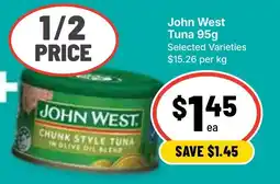 Ritchies John West Chunk Style Tuna in Olive Oil Blend offer