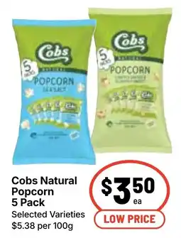 Ritchies Cobs Natural Popcorn offer