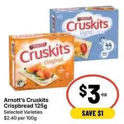 Ritchies Arnott's Cruskits Crispbread offer