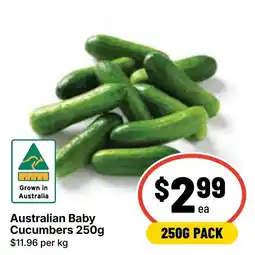 Ritchies Australian Baby Cucumbers offer