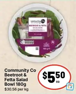 Ritchies Community Co Beetroot & Fetta Salad Bowl offer