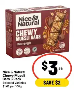 Ritchies Nice & Natural Chewy Muesli Bars offer