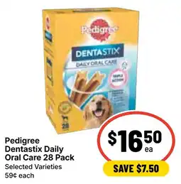 Ritchies Pedigree Dentastix Daily Oral Care offer