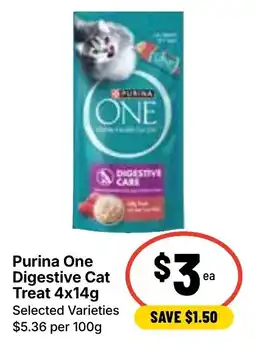 Ritchies Purina One Digestive Cat Treat offer