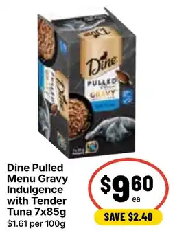 Ritchies Dine Pulled Menu Gravy Indulgence with Tender Tuna offer