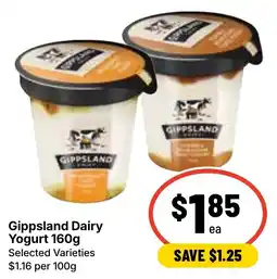 Ritchies Gippsland Dairy Yogurt offer