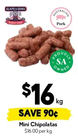 Drakes Mini Chipolatas offer