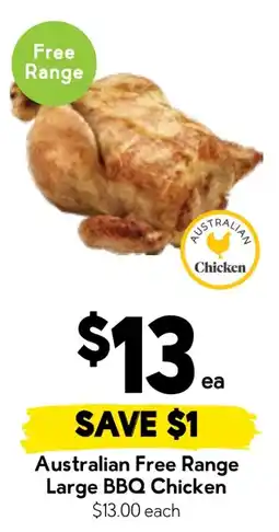 Drakes Australian Free Range Large BBQ Chicken offer