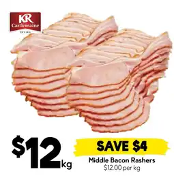 Drakes Middle Bacon Rashers offer