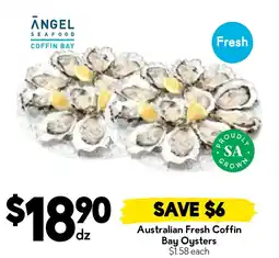 Drakes Angel Seafood Coffin Bay Australian Fresh Coffin Bay Oysters offer