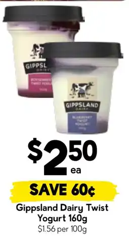 Drakes Gippsland Dairy Twist Yogurt offer