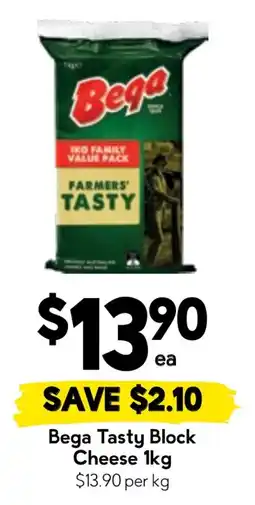 Drakes Bega Tasty Block Cheese offer