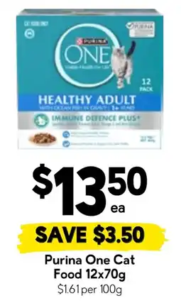 Drakes Purina One Cat Food offer