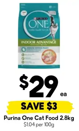 Drakes Purina One Cat Food offer