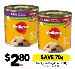 Drakes Pedigree Dog Food offer