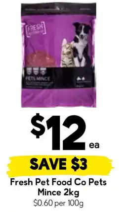Drakes Fresh Pet Food Co Pets Mince offer