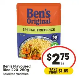 IGA Ben's Original Special Fried Rice offer