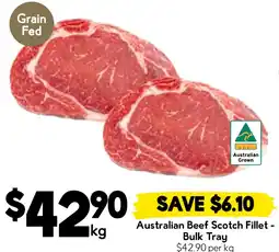 Drakes Australian Beef Scotch Fillet offer