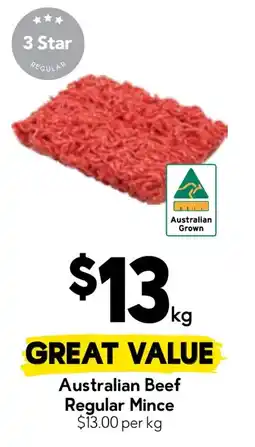 Drakes Australian Beef Regular Mince offer