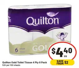 IGA Quilton Gold Toilet Tissue offer