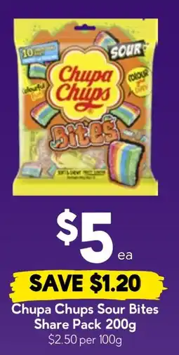 Drakes Chupa Chups Sour Bites offer