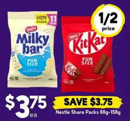 Drakes Nestle Share Packs offer