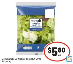 IGA Community Co Caesar Salad Kit offer