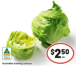 IGA Australian Iceberg Lettuce offer