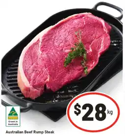 IGA Australian Beef Rump Steak offer