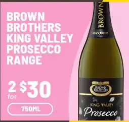 IGA Brown Brothers King Valley Prosecco offer